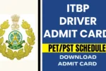 ITBP Driver Admit Card 2025