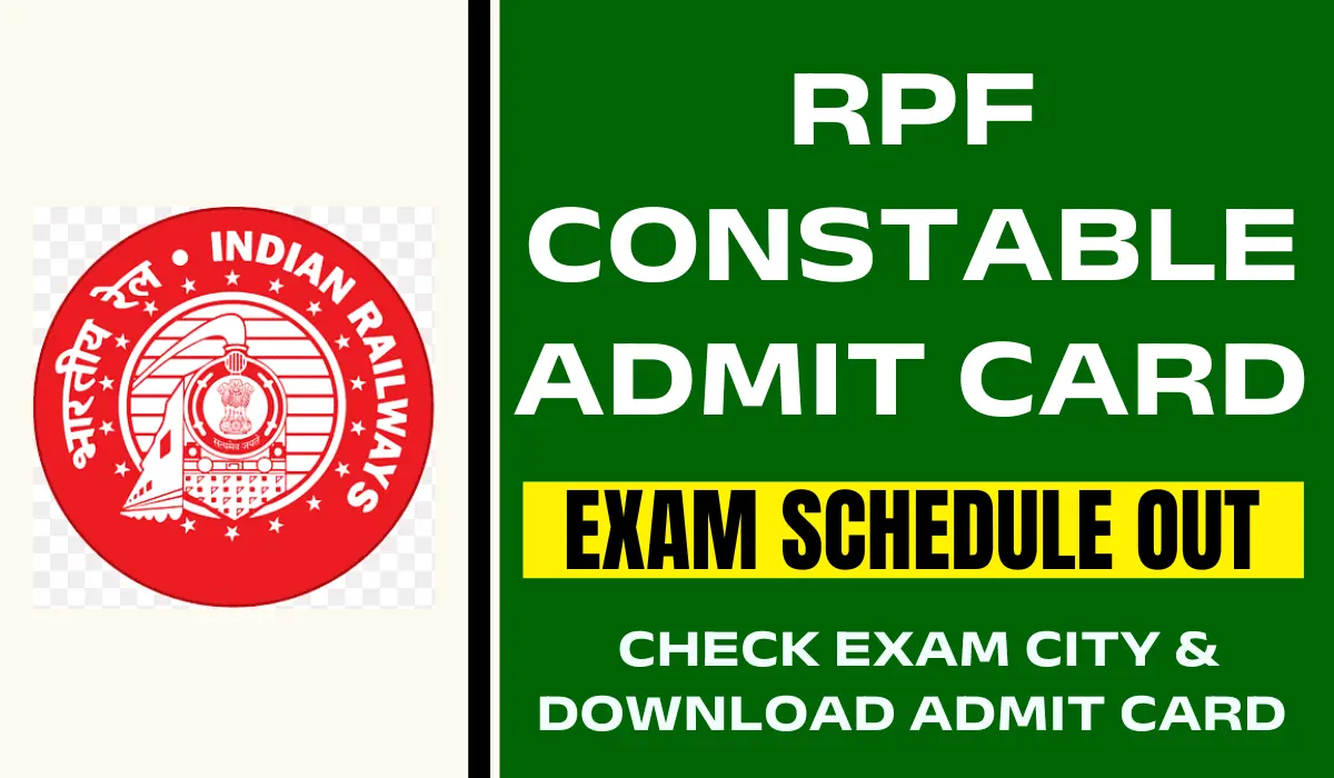 RPF Constable Admit Card 2025