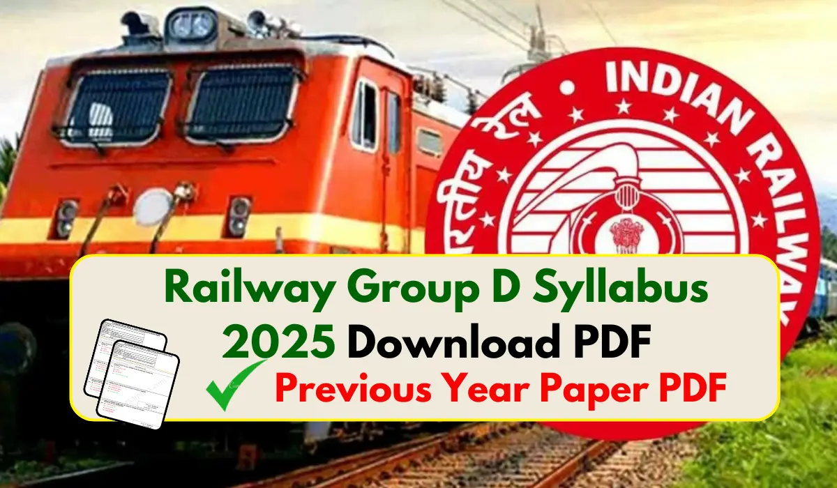 RRB Group D Syllabus PDF Download in Hindi