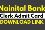 Nainital bank clerk admit card 2025 download